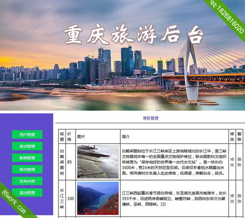 重庆旅游网站设计与旅游开发项目策划解析